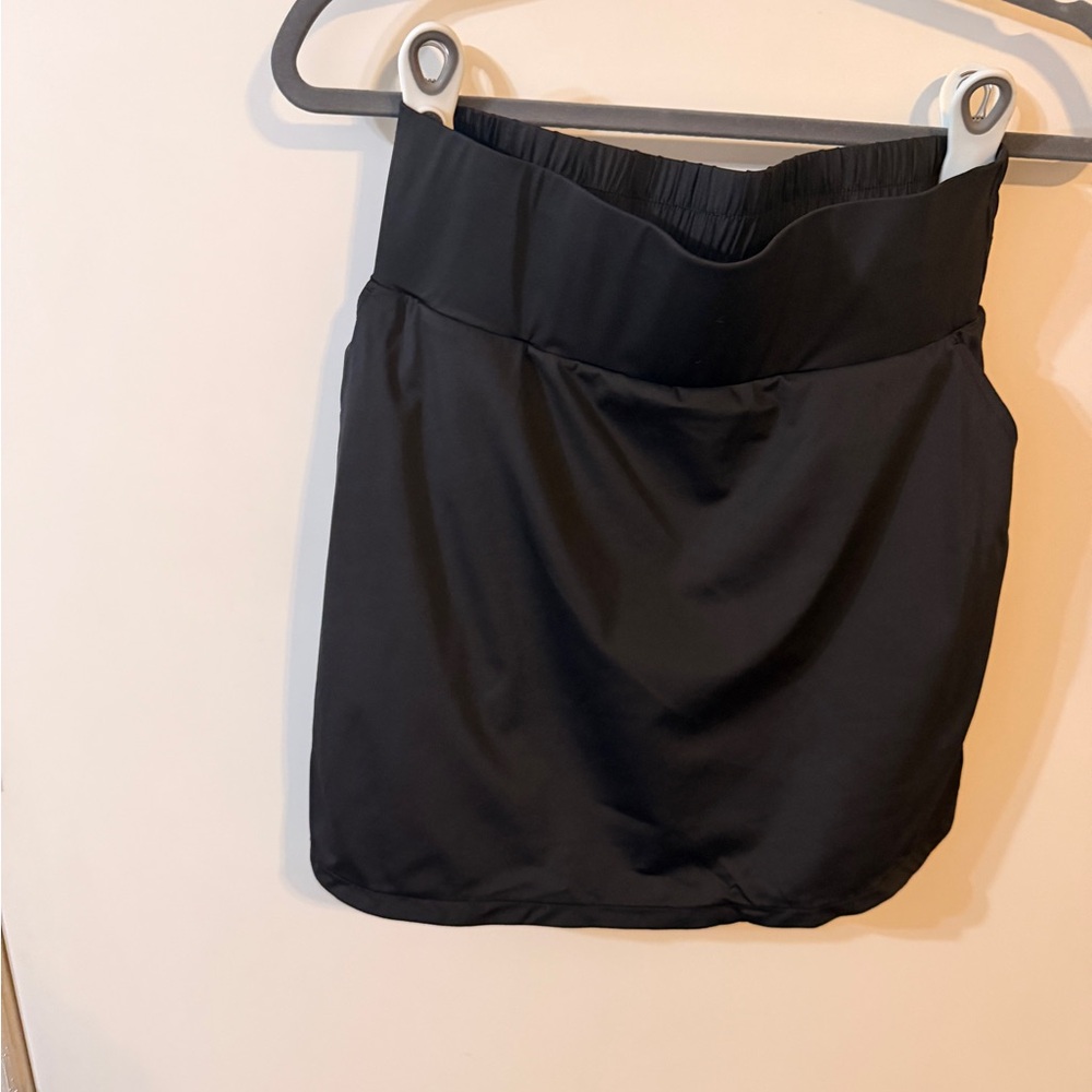 Black Mini Sports Skirt